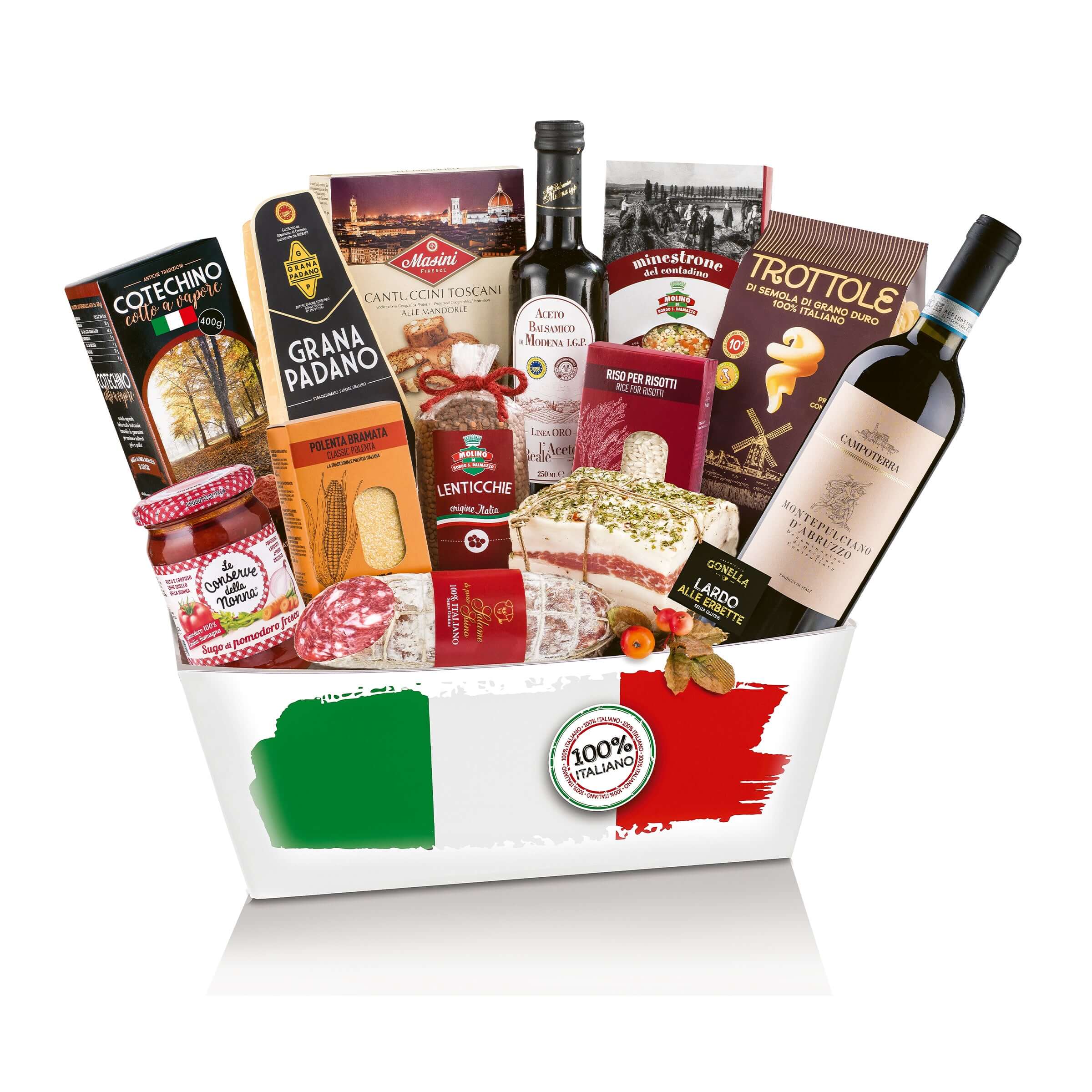 Confezione regalo gastronomica italiana Leonardo Villa Guelfa
